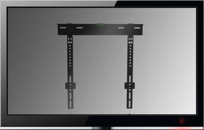 Mbajtëse muri për TV Equip Wall Mount 650363, 32\"–55\", deri 55 kg, e zezë