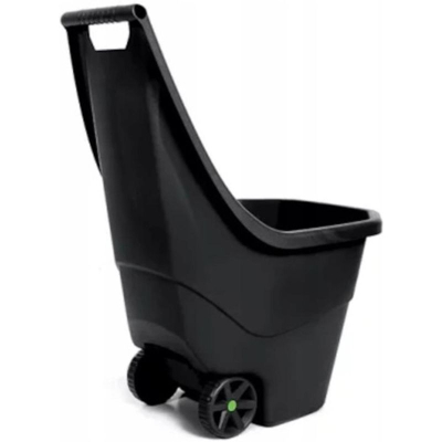 Karrocë kopshti Prosperplast Garden Wheelbarrow 55L, plastike, ngjyrë e zezë