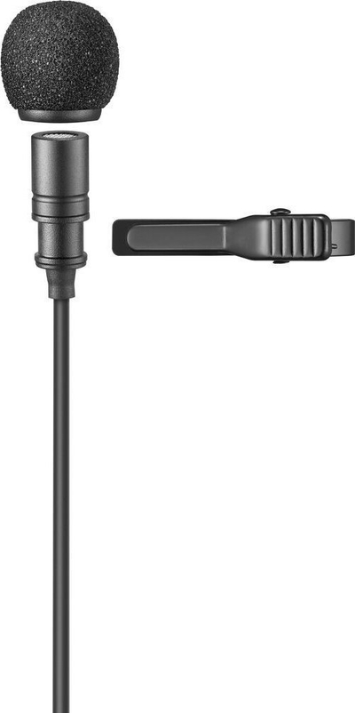 Mikrofon lavalier Godox LMD-40C, dysh omnidireksional, kabllo 4m, i zi