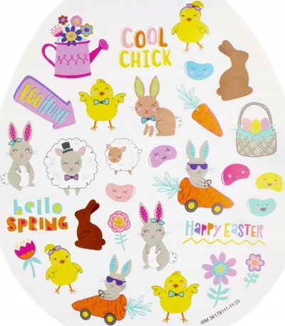 Liber kreativ me ngjitëse STARPAK Easter Book, 6 fletë, shumëngjyrësh