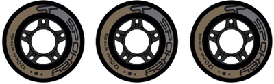 Тркала за ролери инлајн Spokey PU 9506709000, 120x24 mm, 82A, проѕирни