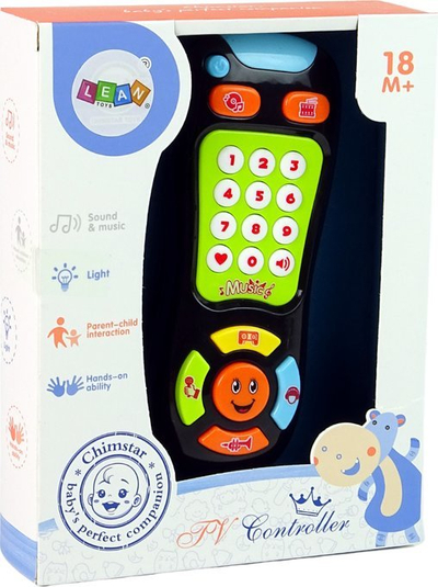 Lodër interaktive telekomandë Leantoys, muzikore, për fëmijë, shumëngjyrëshe