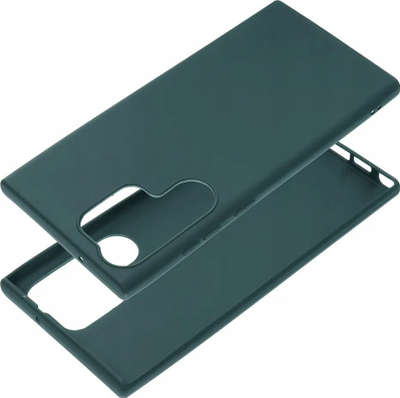 Kapak telefoni OEM Matte për Samsung Galaxy S23 Ultra, silikon, jeshil i errët