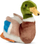 Loder pelushi Animigos rosë Mallard, 24 cm, shumëngjyrëshe