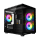 Kase PC Rampage MINID V1 750W – M-ATX, Kase me PSU 80 Plus Bronze, Tempered Glass, ARGB, Black