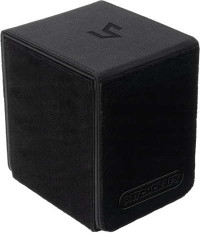 Kuti për karta Ultra Pro Patchcraft Alcove Flip Deck Box, e zezë