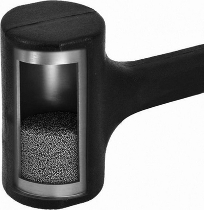 Çekiç pa rikthim AWTools AW32255, 740g, diametër 44.5mm, i zi