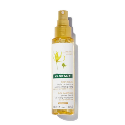 Vaj mbrojtës ndaj diellit për flokë Klorane Ylang-Ylang, 100 ml