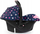 Sedilje kukulle Bayer Design Deluxe Car Seat, 46 cm, me kapak dielli, blu-rozë