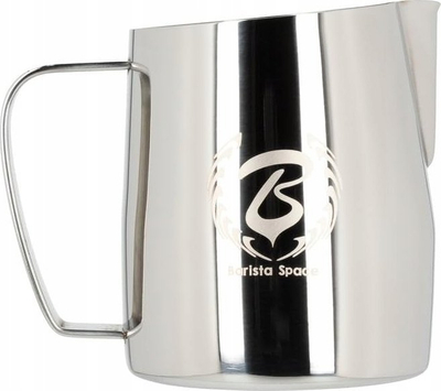 Gotë qumështi Barista Space, 450 ml, inoks, argjend i lëmuar