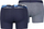 Bokser Levi's 37149-0591, set me 2 palë, për burra, blu e errët dhe gri