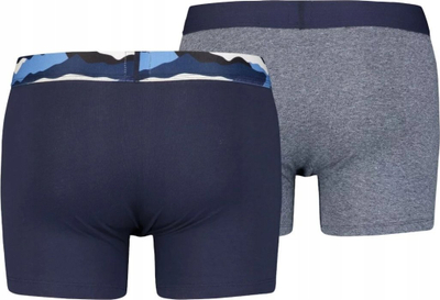 Bokser Levi's 37149-0591, set me 2 palë, për burra, blu e errët dhe gri