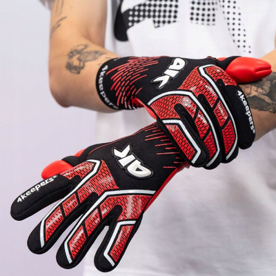 Doreza portieri 4keepers Neo Viper NC Jr S982870, për fëmijë, e zezë me të kuqe