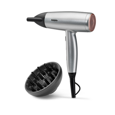 Tharëse flokësh BaByliss D580DE, 2100W, jone, ngjyrë argjendi