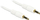 Kabllo Delock Mini Jack 3.5mm - 3.5mm, 0.5 m, e bardhë (83439)