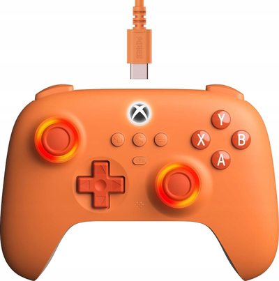Gamepad 8BitDo Ultimate C për Xbox, me kabllo, RGB, i zi
