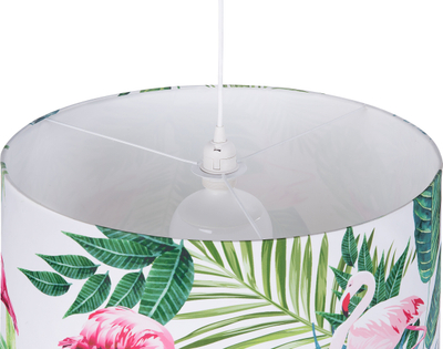 Lampë varëse Beliani Flamingo, cilindrike, me beze, shumëngjyrëshe