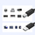 Kabllo USB Wozinsky WKDDY4S, USB-B me USB-A, 1m, 480Mb/s, e zezë