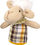 Figurë dekorative dele LAMB SHEEP, tekstil, 13 cm, shumëngjyrëshe