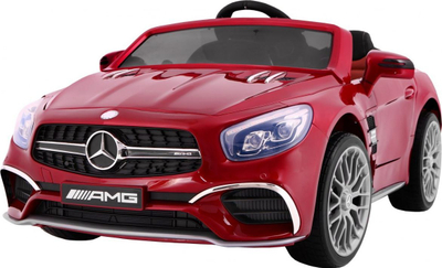Makinë elektrike për kalamaj Mercedes AMG SL65, 2x35W, llak me shkëlqim, e kuqe