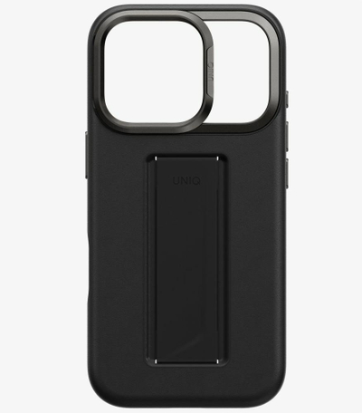 Заштитна маска Uniq Heldro Pro за iPhone 17 Pro, MagSafe, со копчиња, црна