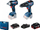 Set veglash elektrike Bosch GDS18V-400 + GSB18V-50, 18V, bateri 2.0Ah dhe 5.0Ah, blu