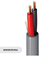 Kabllo sigurie Security & Sound, 2x18 AWG, LSZH Cca, gri