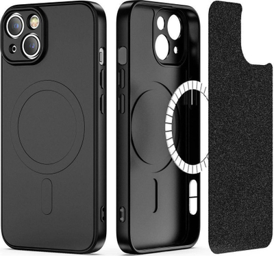 Kapak telefoni Tech-Protect Icon MagSafe, për iPhone 13, TPU, i zi