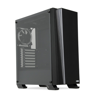 Kuti kompjuteri iBOX Wizard 4 OW4, ATX, RGB, e zezë
