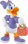 Figurinë Bullyland Disney Daisy Duck, 7cm, shumëngjyrëshe