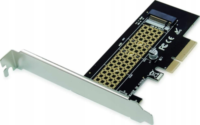 Përshtatës PCIe për SSD M.2 NVMe Conceptronic EMRICK, mbështetje key M, me shpejtësi të lartë, i zi