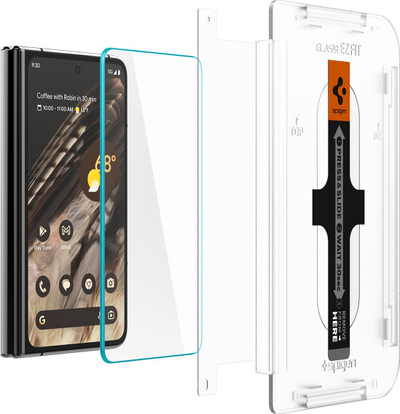 Xham mbrojtës Spigen Glas tR EZ Fit, 2 copë, për Google Pixel Fold, transparent