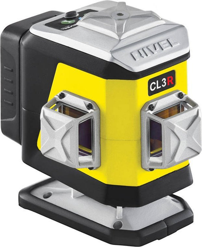 Ласерски нивелатор Nivel System CL3R, 3x360°, црвен зрак, жолт