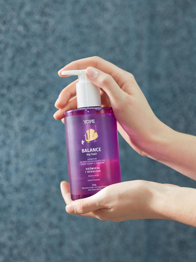 Шампон за коса Yope Balance My Hair, за мрсен скалп, со киселини, 300ml