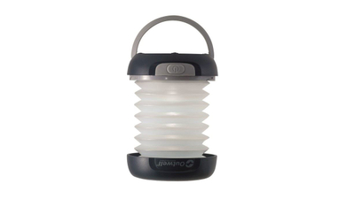 Llambë kampingu Outwell Pegasus Solar Lantern, rikarikuese, me panel diellor, e bardhë
