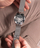 Orë për meshkuj Guess Continental GW0582G1, e argjendtë
