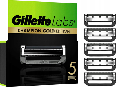 Brisk rroje Gillette Labs Champion Gold Edition, 5 copë