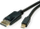 Kabllo Roline Mini DisplayPort në DisplayPort, 2m, e zezë