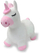 Lodër kërcimi Jamara Bouncing Animal Unicorn, me mbulesë pelushi, me pompë ajri, shumëngjyrëshe