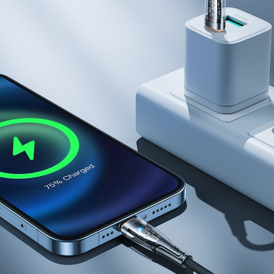 Kabllo karikimi Joyroom JYR572, USB C në Lightning, 1.2 m, 20W, e zezë