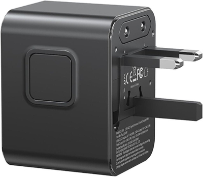 Karikues udhëtimi Usams CC308, 2x USB C, 17W 4 në 1, i zi