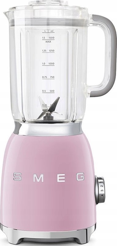 Blender Smeg 50's Style BLF01, 800W, 1.5L, roz