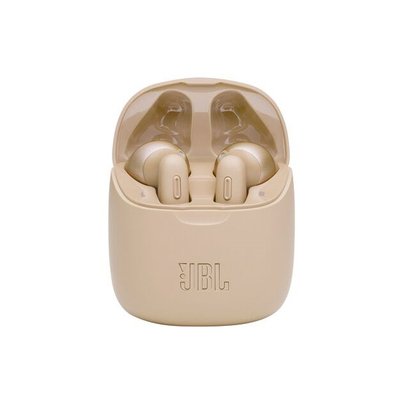 Kufje wireless JBL Tune T225TWS, in-ear, 25 orë bateri, ngjyrë e artë