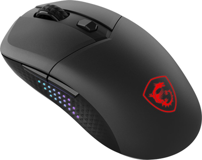 Maus gaming MSI VERSA 300 ELITE WIRELESS, 26000 DPI, RF Bluetooth USB C, i zi