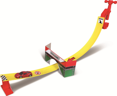 Set loje BBurago Ferrari Jump Set BB56670, pistë me kërcim, për kalamaj