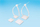 Mbajtëse vetëngjitëse kabllosh Onnline HW-3AC, 19x19mm, najlon, e bardhë