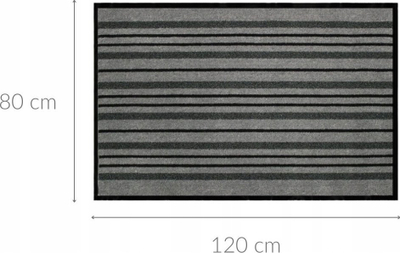 Tapet hyrës Douceur d'interieur Piano, 80 x 120 cm, plastik, gri