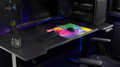 Mousepad gaming ENDORFY Crystal Spectrum L, 450x400mm, shumëngjyrësh