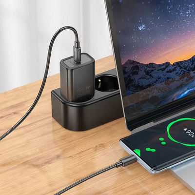 Karikues muri Hoco N60, Type C PD QC 20W, USB, i zi