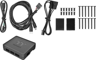 Ftohës Thermaltake Riing Quad 14 RGB (CL-F089-PL14SW-A), 3 copë, i zi